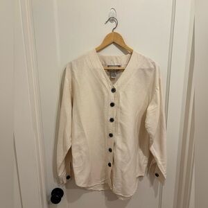 Vintage Jonathan Martin 100% Silk Top Medium